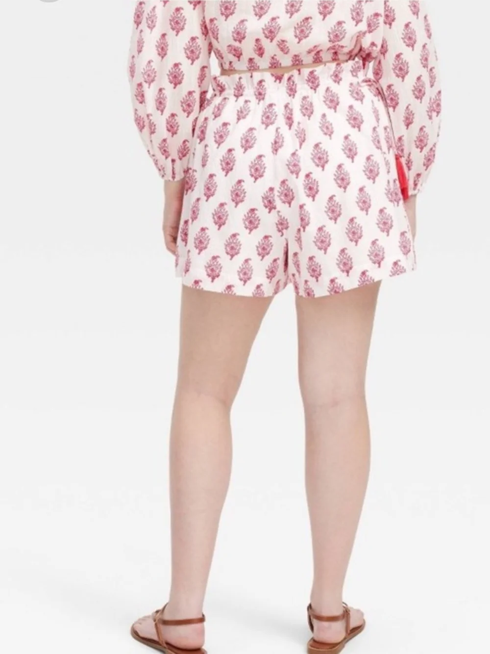 Roller Rabbit x Target Women's Bouquet Drawstrings Shorts Sz XXL Floral Feminine - Picture 2 of 4